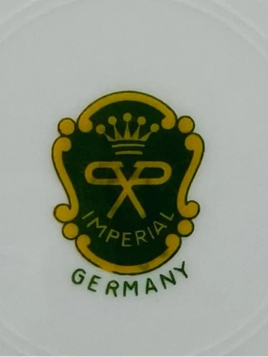 Vintage Imperial Germany 1950s Hand-Painted Fruit Decorative Plate Gold Trim - Picture 2 of 6